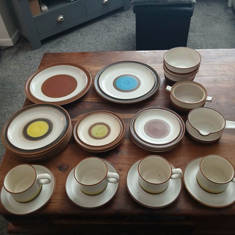 Large Denby Potters Wheel set/bundle 
