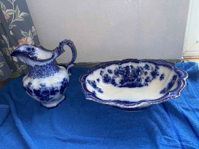 ormonde alfred meakin royal semi porcelain wash basin and jug Set