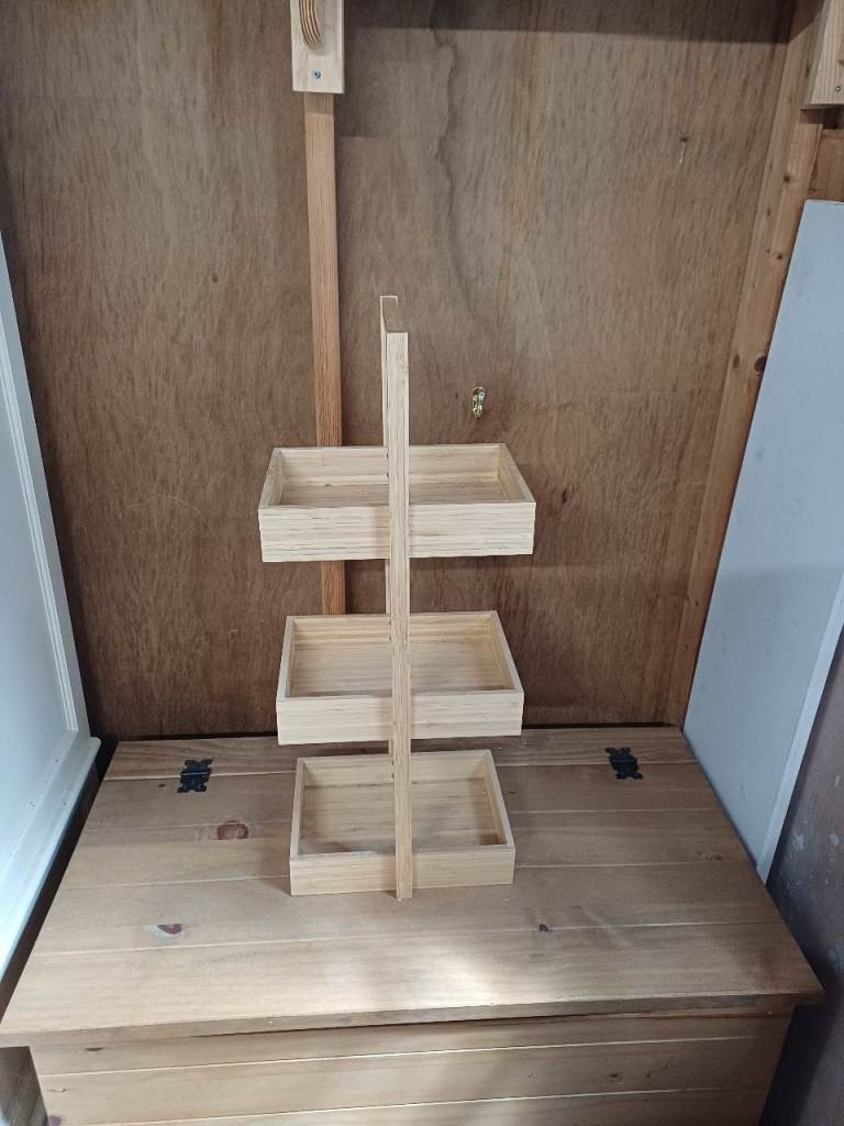 Wooden 3-Tier Storage Caddy – 