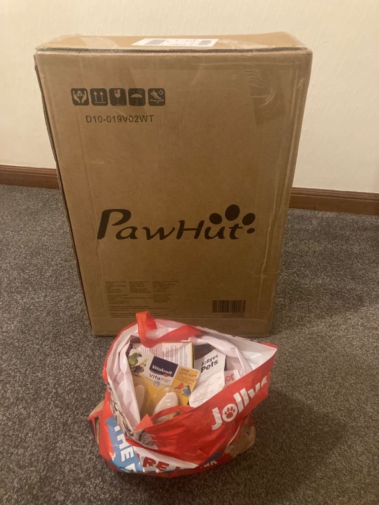 Brand new cage and lot of stuff 