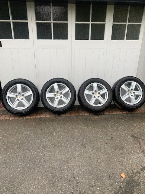 PORSCHE CAYENNE.  alloy wheels and tires genuine factory wheels .