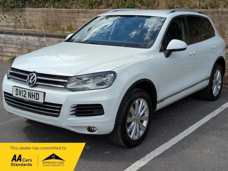 2012 VOLKSWAGEN TOUAREG 3.0 V6 TDI 245 SE B/M TECH AUTO * SAT.NAV * HTD.LEATHER