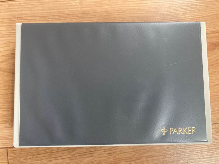 PARKER Calligraphy Fountain Pen Set 4 Nibs 6 Cartridges and Case 