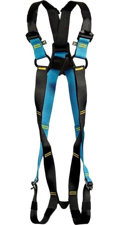 Ridgegear RGH14 Rope Ring Adventure Full Climbing Harness Blue Size 2