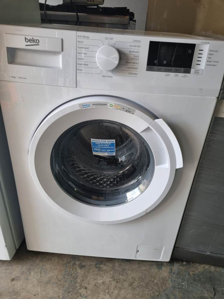 Beko 8kg washing machine & free delivery warranty