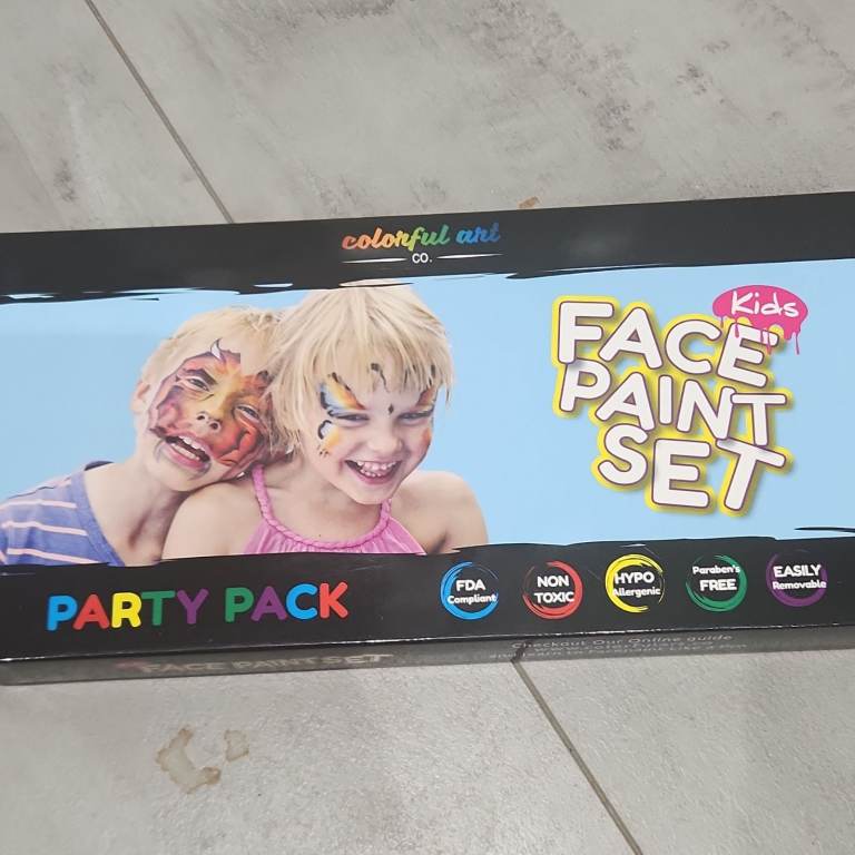 Colorful Art Co Kids Face Paint Set Party Pack – New