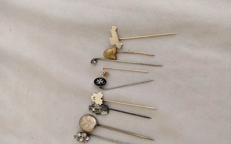 Vintage tie pins,job lot