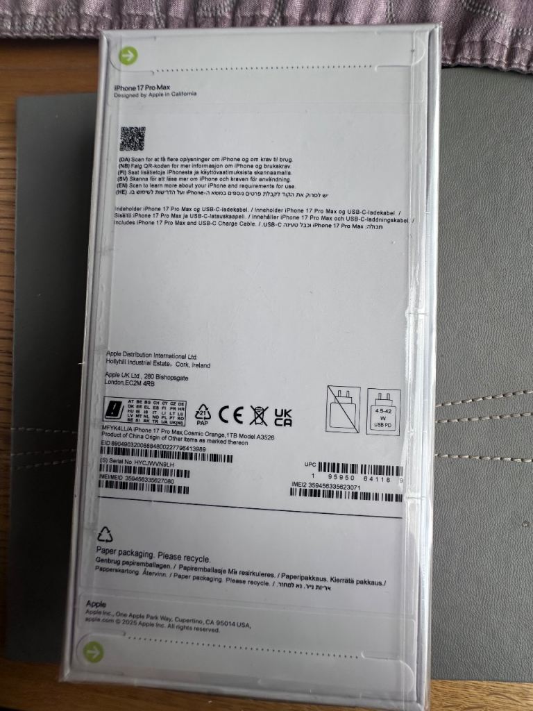 New Apple iPhone 13 Pro Max – Factory Sealed