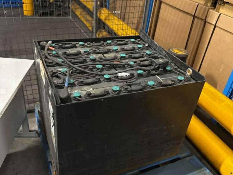 Midac forklift battery packs 4 available 