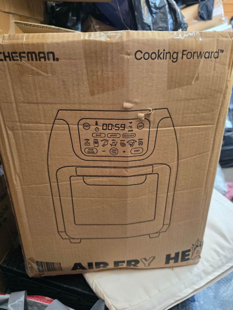 Chefman 5-in-1 Air Fryer Oven with Rotisserie, 10L, 1800W