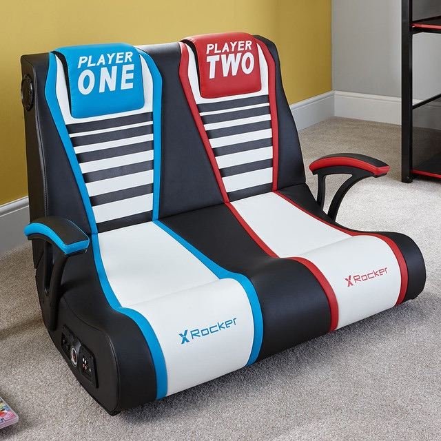 X Rocker 'Player One Player Two' Gaming Chair – Good Condition