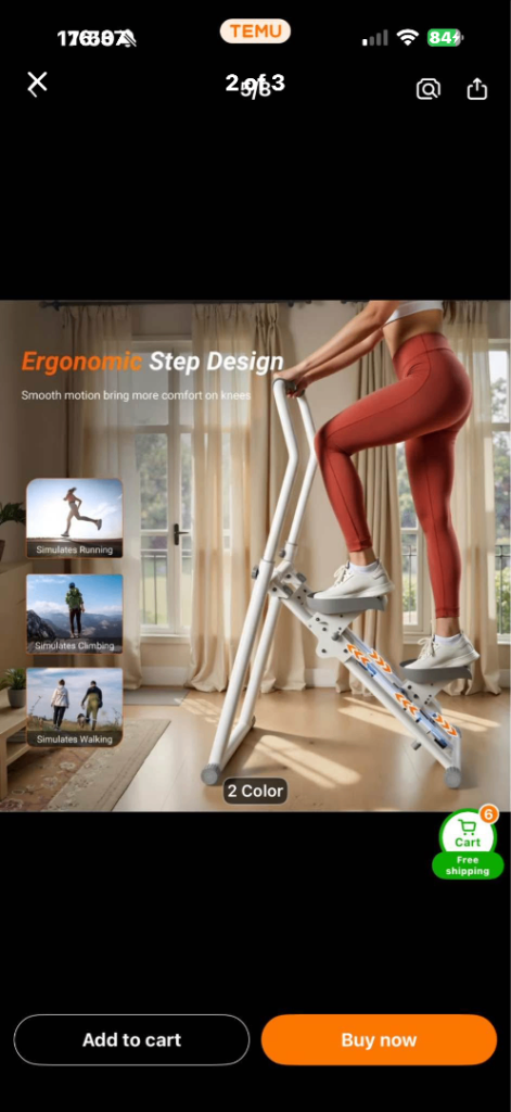 Exercise - step climber 