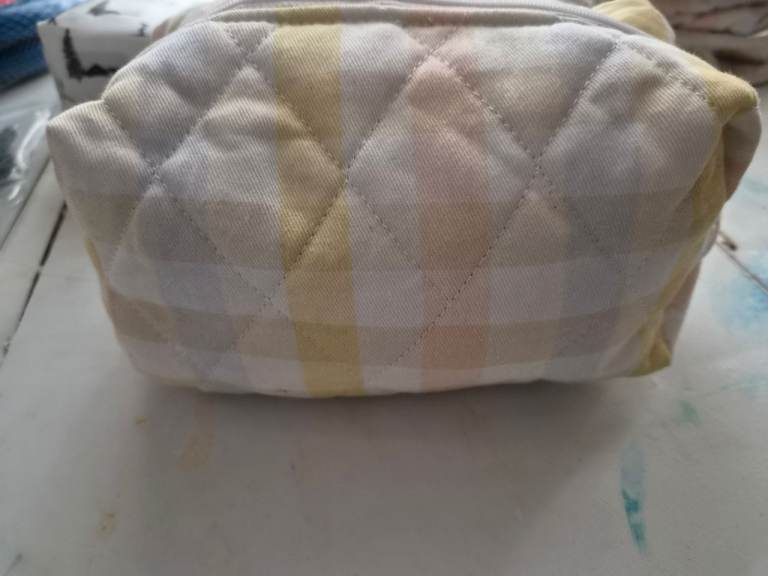 Quilted Multicoloured Pouch/Small Bag – Good Condition