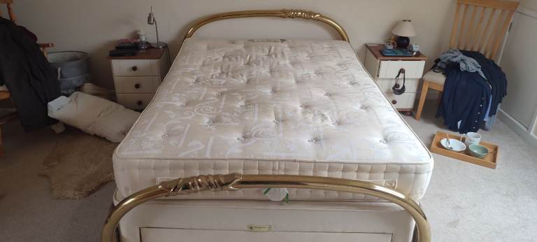 Brass king size bed surround 