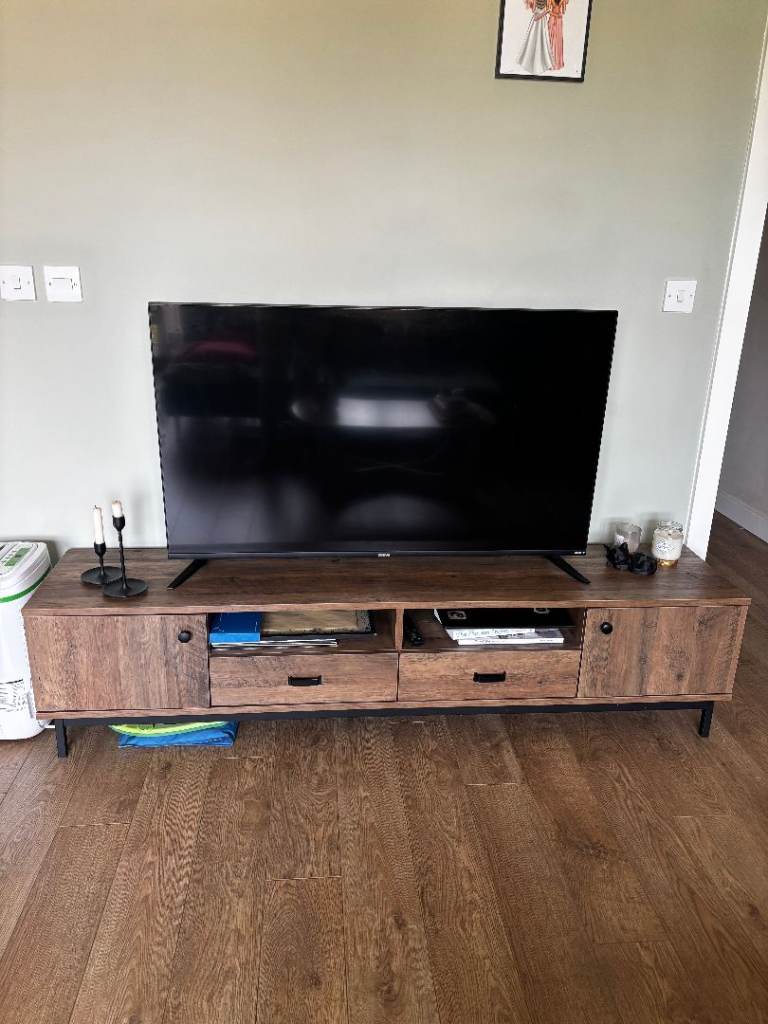 Wooden TV Unit / Media Console – new