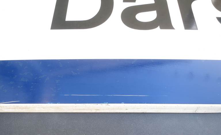 An Old Regional Railway Station Sign DARSHAM