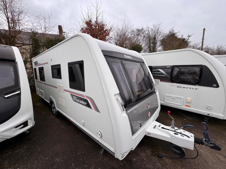 ELDDIS CRUSADER SHAMAL 2013 MODEL 4 BERTH FIXED SINGLE BED TOURING CARAVAN