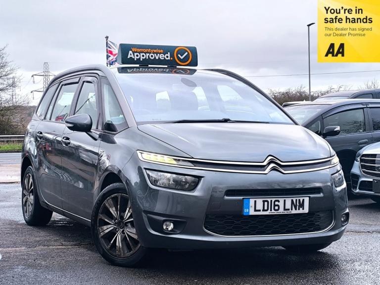 2016 Citroen Grand C4 Picasso 1.6 Diesel Auto PCO Ready 7 Seats MPV Blue HDi Exclusive 5dr ULEZ C...