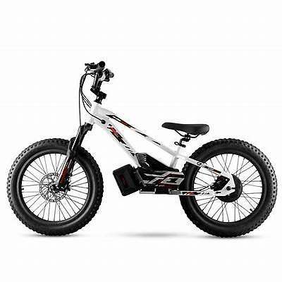 NEW 2025 AMPED A20 PRO-WHITE 800W ELECTRIC KIDS BALANCE BIKE 