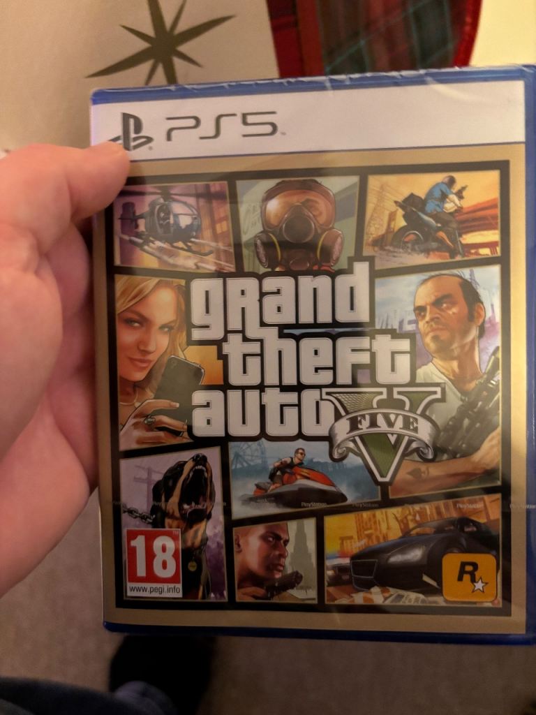GTAV PS5 New & Sealed