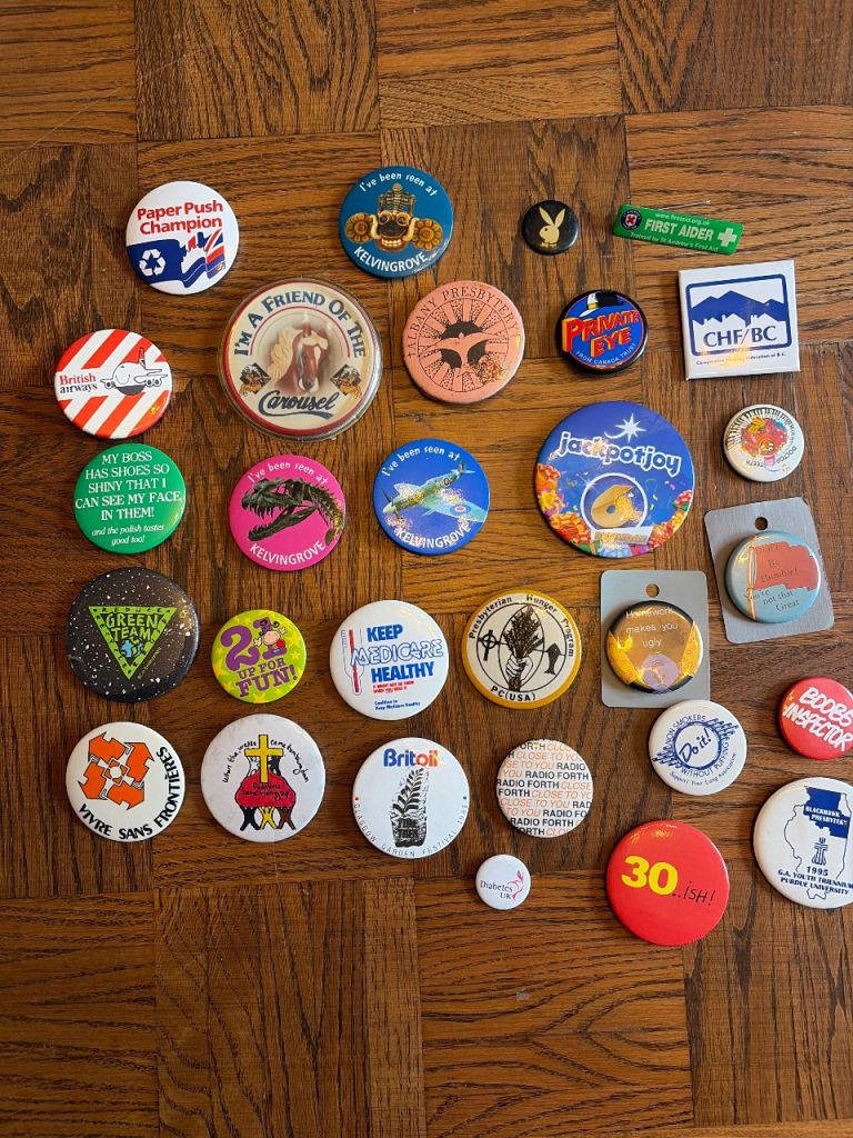 Collection of Vintage Pin Badges - Post 2 – Various Designs