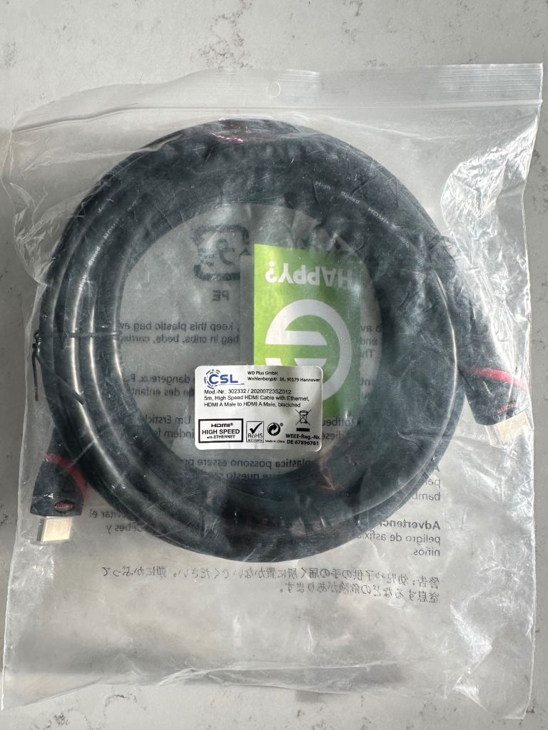 5m HDMI Cable brand new still packaged