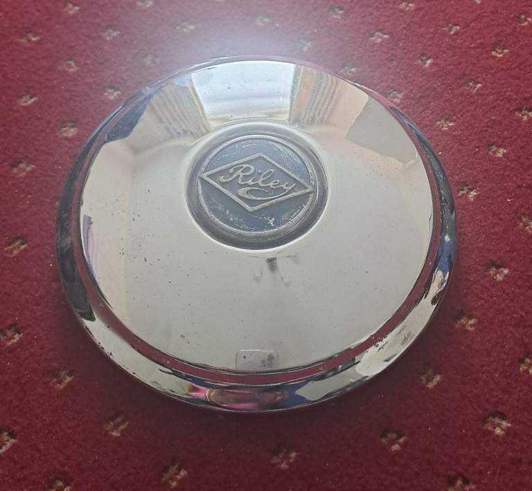 Original Riley Hub Cap - Rare Collector's Item!