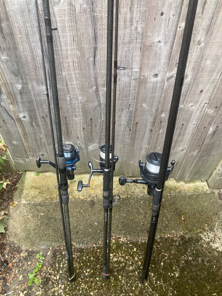  Carp Pike Fishing rods  Baitrunner reel set ups
