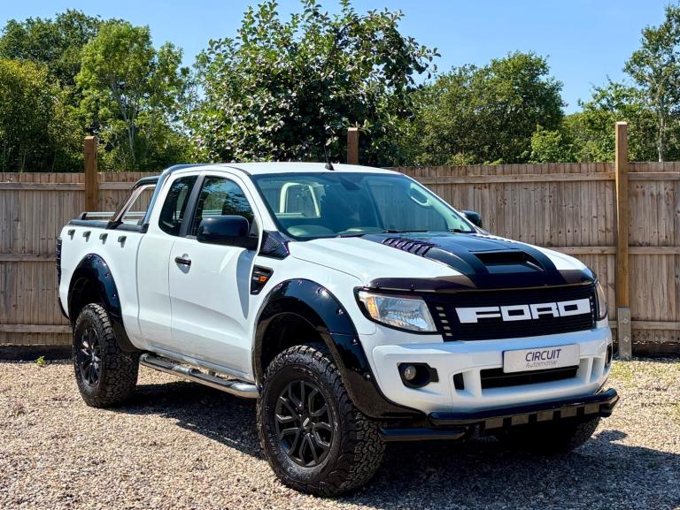 2015 Ford Ranger Raptor 2.2 TDCi XLT 150BHP 4WD Super Cab White Monster Truck