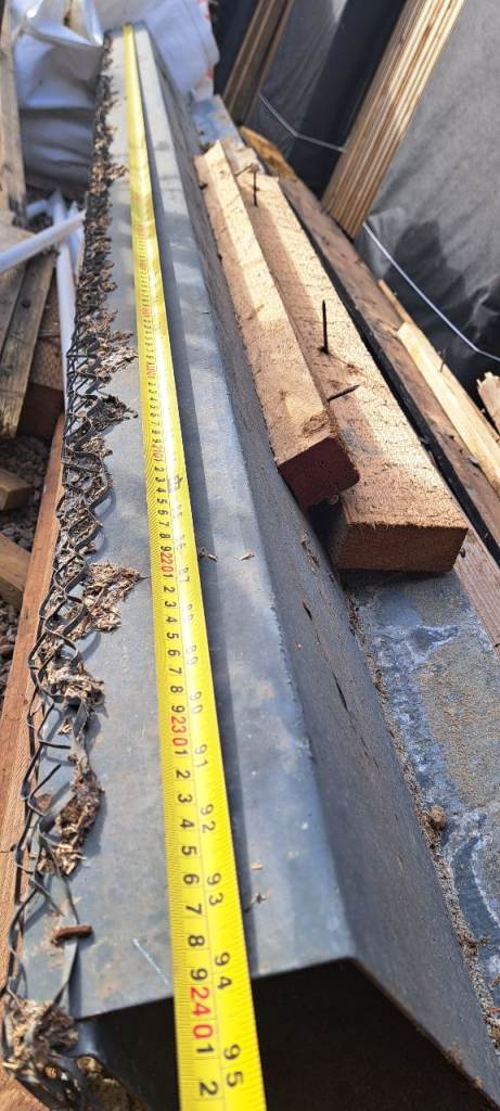 Used Catnic steel lintel - 2.4 m