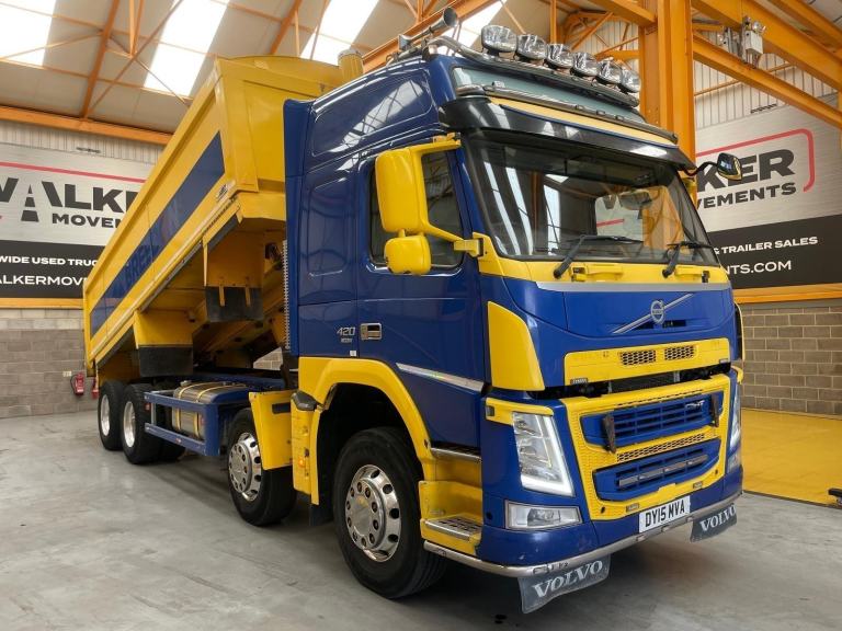 VOLVO FM 420 GLOBETROTTER *EURO 6* 8X4 ALUMINIUM INSULATED TIPPER - 2015 