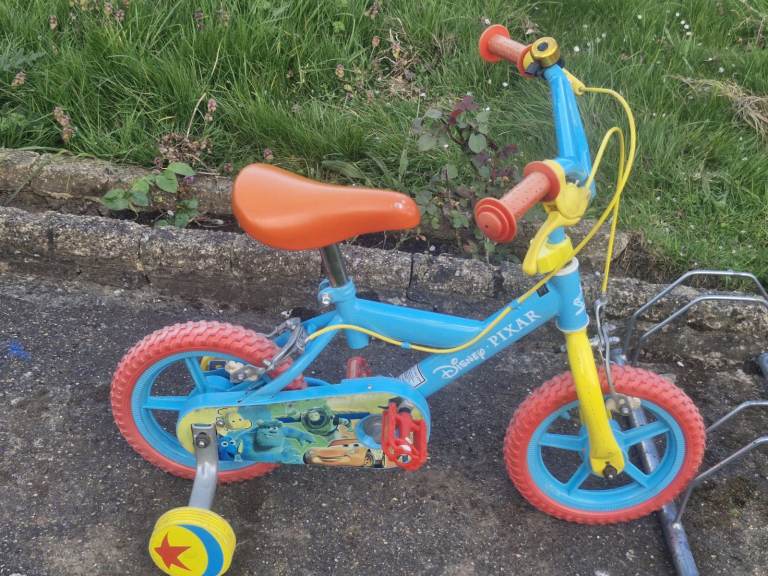 KIDS GIRLS BOYS CHILDREN DISNEY PIXAR 12 INCH WHEELS BIKE BICYCLE