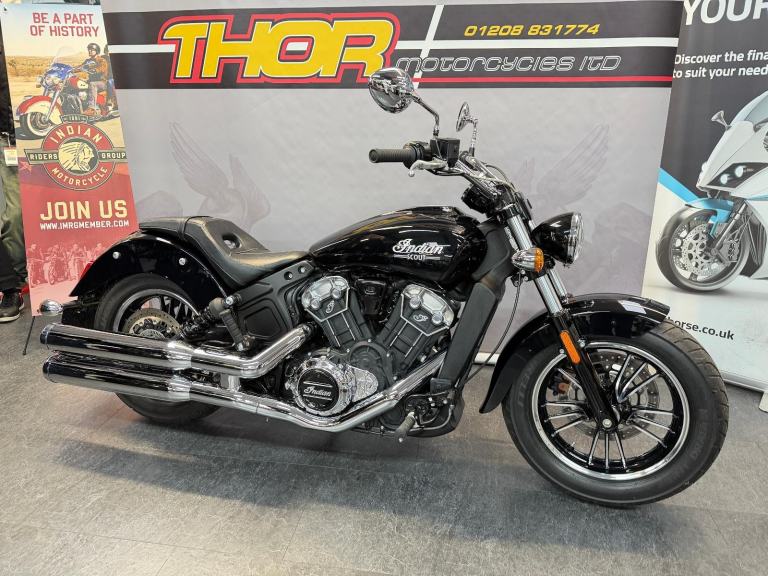 Indian SCOUT CLASSIC 1200 2023 ONLY 975 MILES MINTER GLOSS BLACK £9250
