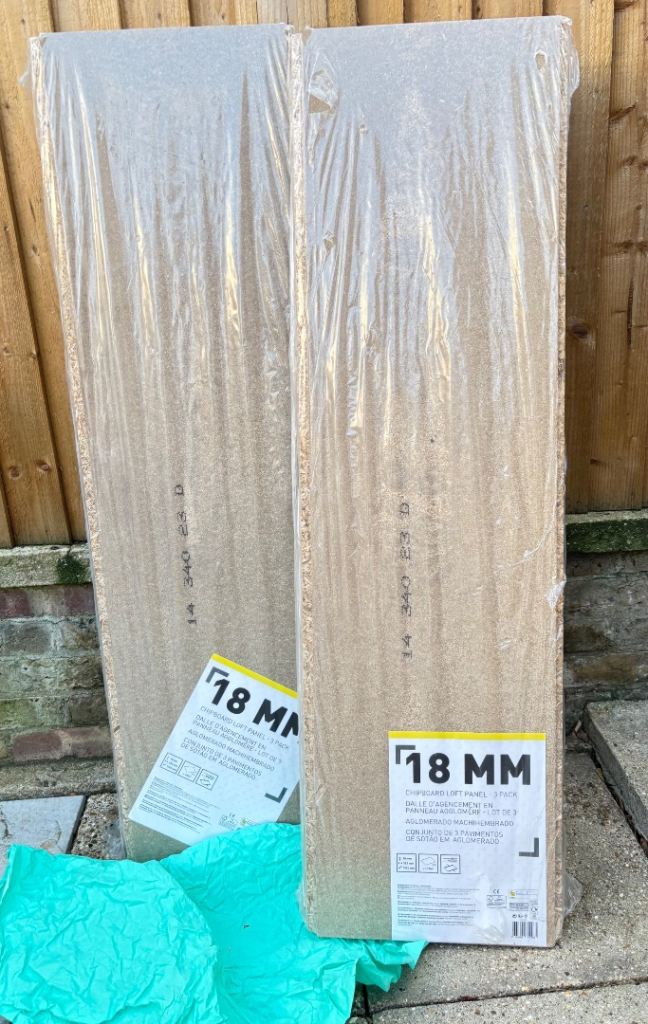 Loft Boards - 18MM 2 packs of 3 NEW