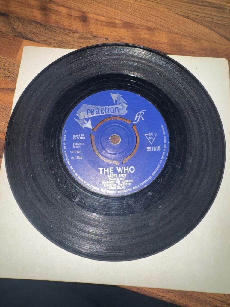 The who happy jack vinyl 7”