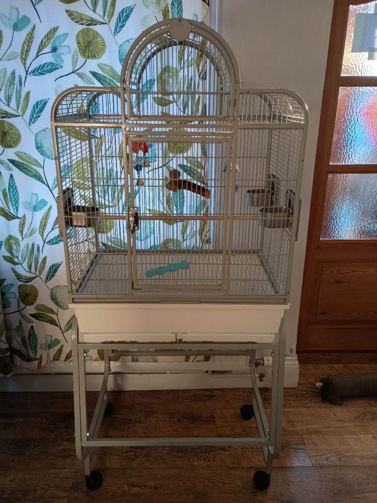 Quality rainforest bird parrot cage cost £229.00 8 months ago bargain 