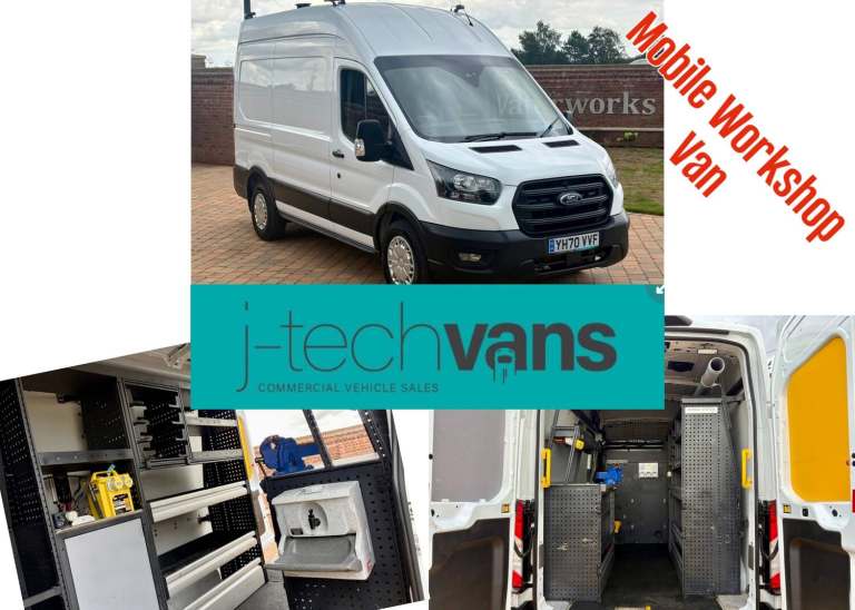 2021 Ford Transit 2.0 EcoBlue 130ps L2 H3 Leader Van *** Mobile Workshop Van *** PANEL VAN Diesel...