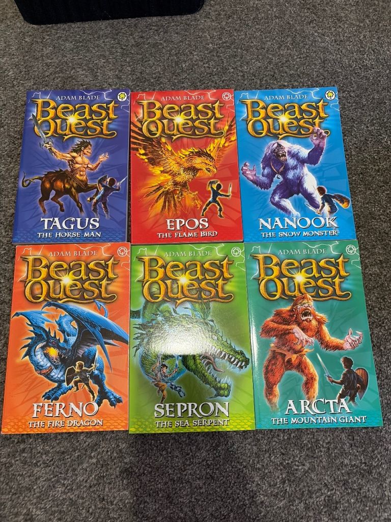 Beast Quest Books by Adam Blade – Set of 6