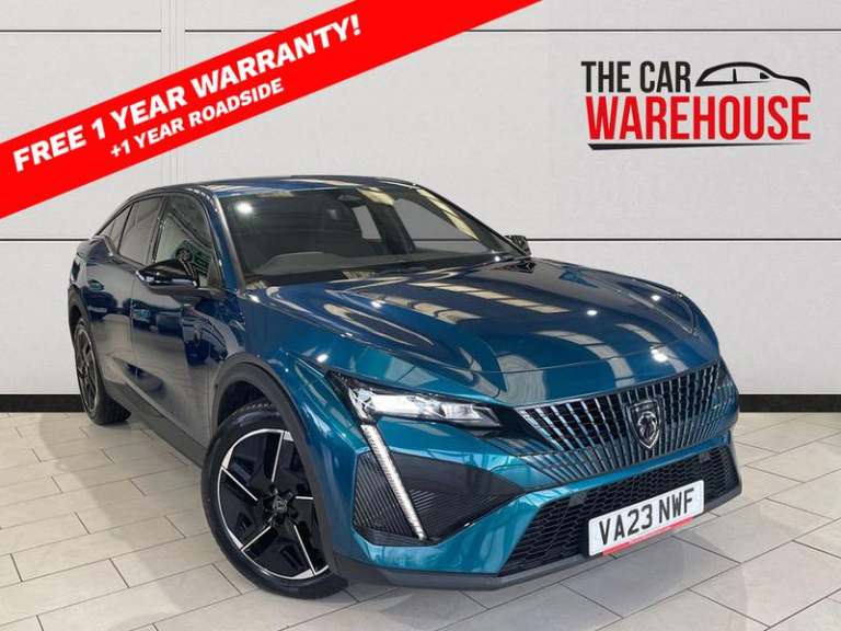 2023 Peugeot 408 1.2 PureTech GT 5dr EAT8 Automatic Hatchback Petrol Automatic