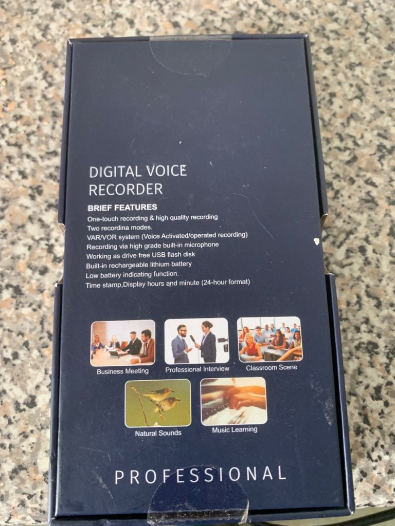DIGITAL VOICE RECORDER / PROFESSIONAL 