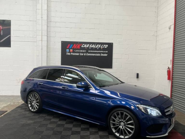 2017 66 MERCEDES-BENZ C-CLASS 2.1 C220D AMG LINE (PREMIUM PLUS) ESTATE 5DR DIESE