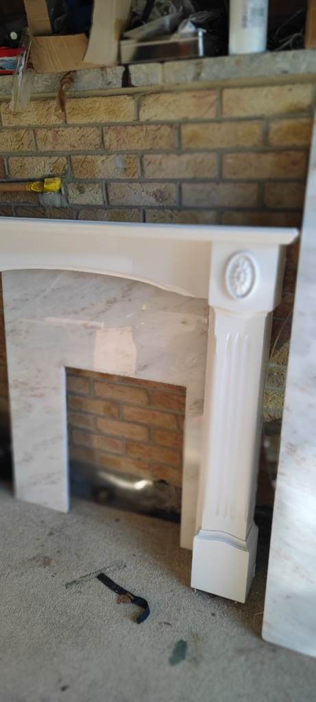 A classic fireplace