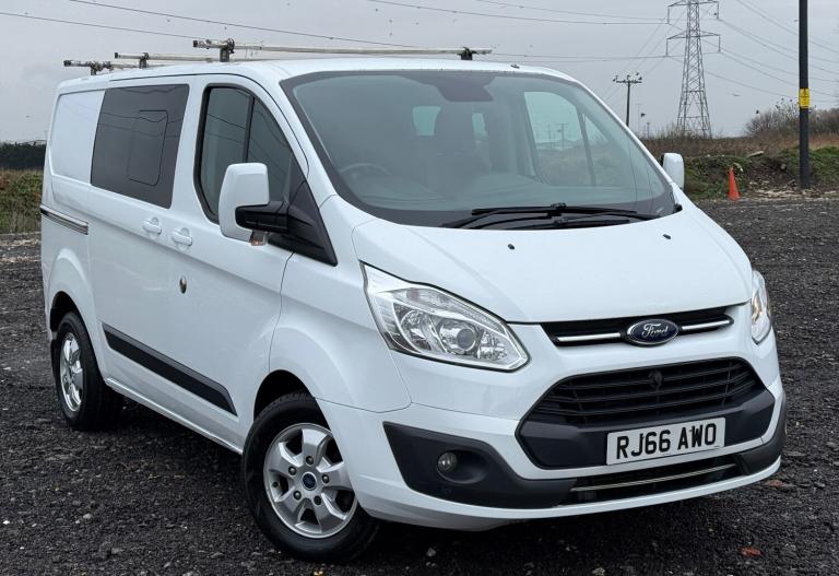 2016 Ford Transit Custom 2.0 TDCi 170ps Low Roof D/Cab Limited Van Crew 6 Seats PANEL VAN Diesel ...