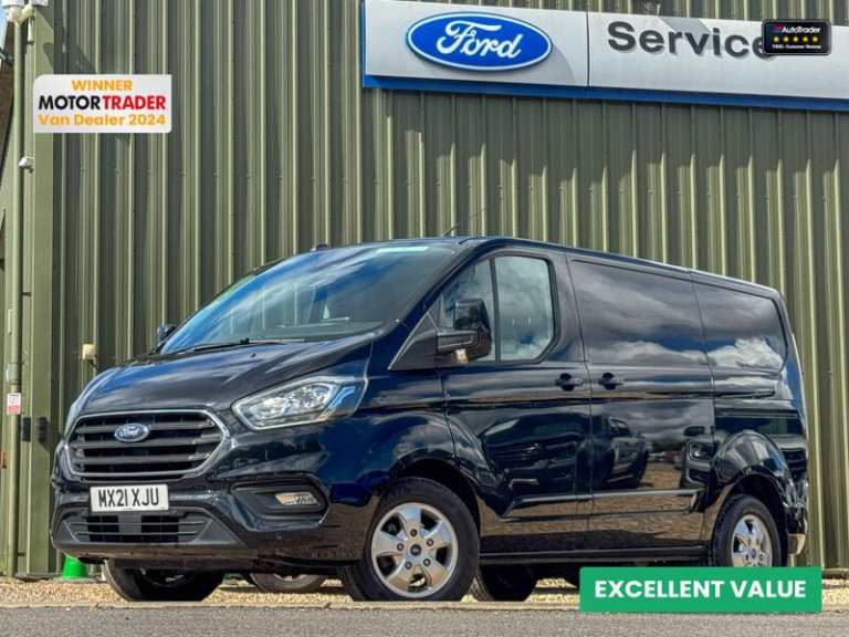 2021 Ford Transit Custom 2.0 EcoBlue 130ps Low Roof Limited Van Auto PANEL VAN DIESEL Automatic