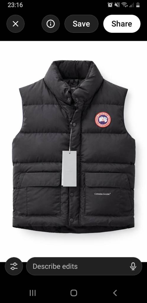 Canada GOOSE GILET SIZE XXL