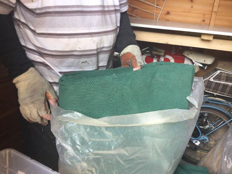 Breathable ground sheet 