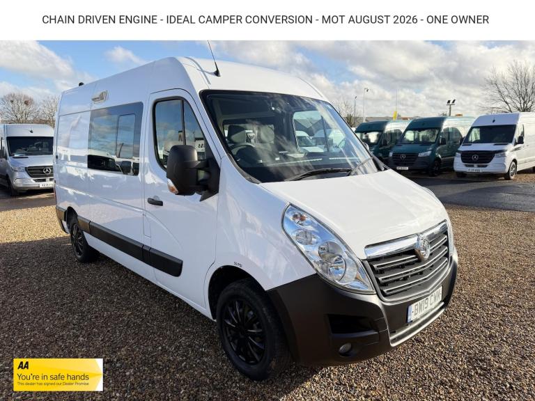 2019 Vauxhall Movano 2.3 CDTi 3500 Panel Van 5dr Diesel Manual FWD L2 H2 Euro 6 (130 ps) Panel Va...