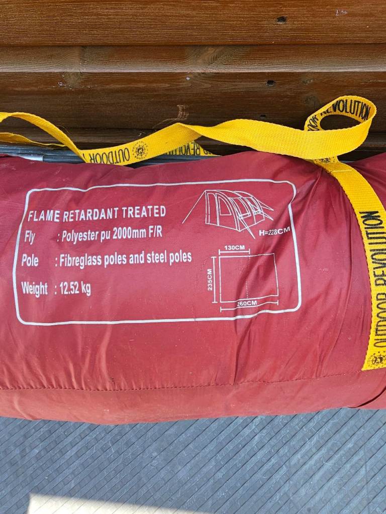 Outdoor Revolution Flame Retardant caravan awnining 