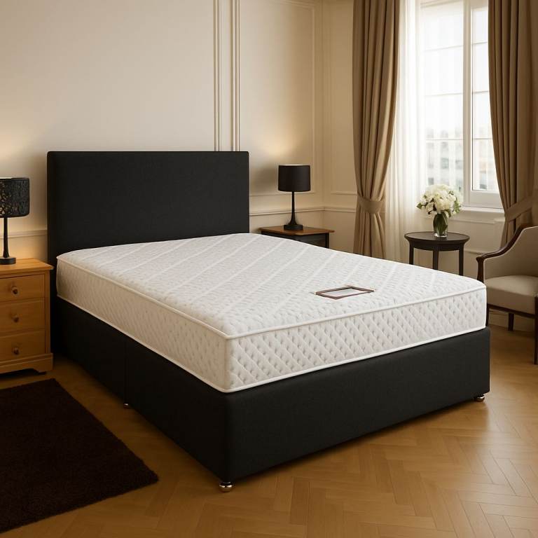 High-Quality Divan Bed Sets with Storage – All Sizes with Optional Mattress Included 