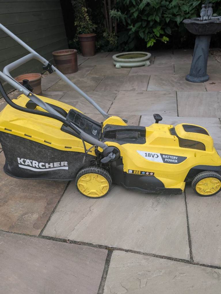 Kärcher 18V Battery LawnMower 45L – Very Good Condition, Battery not included. 